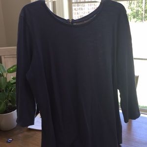 Chico’s shirt with zipper